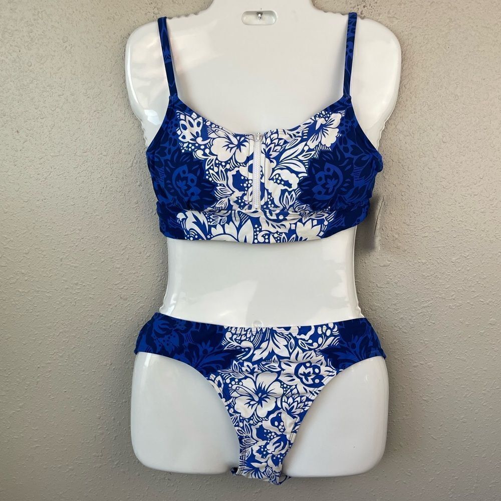 NWT Lauren Ralph Lauren Bikini and Matching Swim Bottoms Size 10
